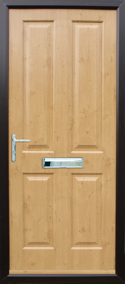 ludlow solid irish oak composite door